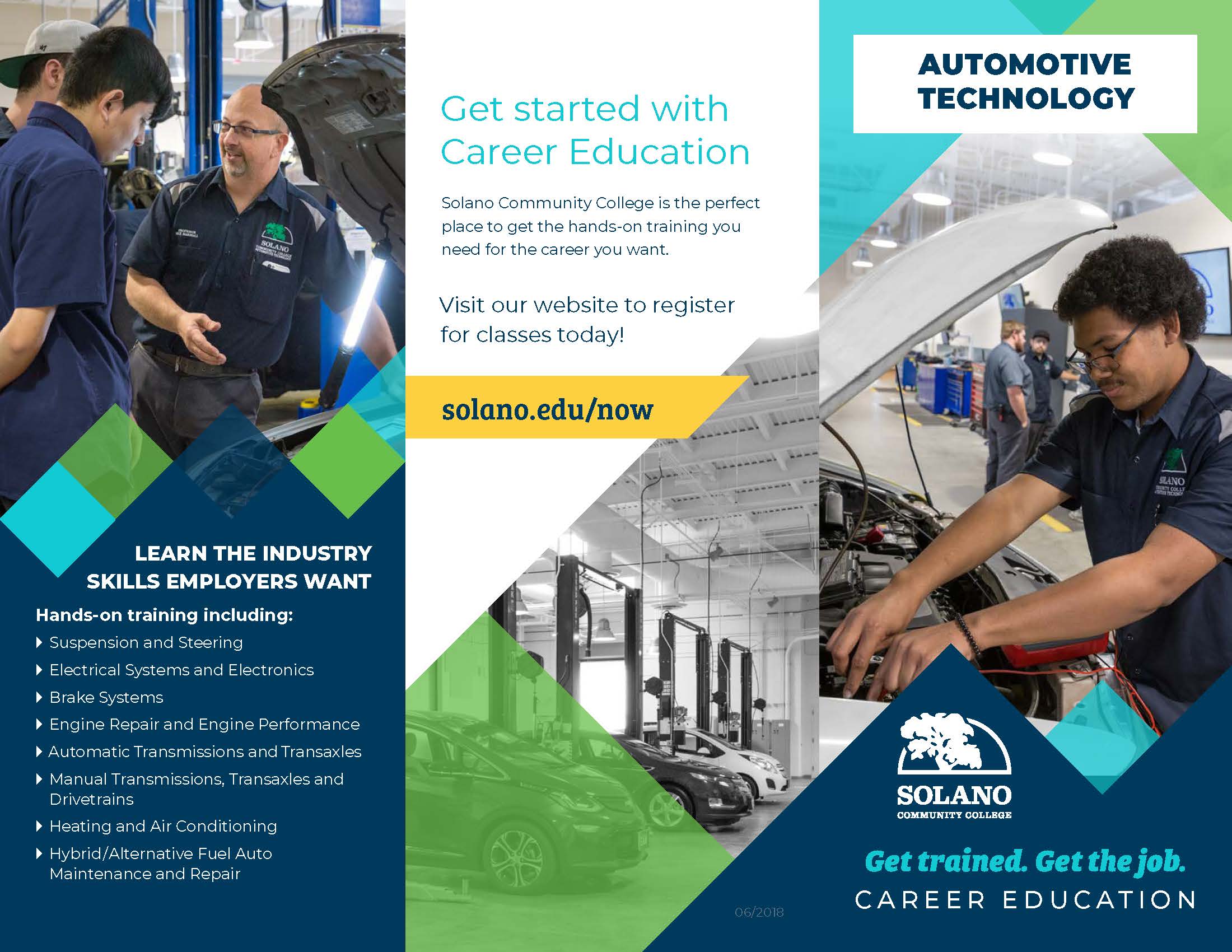 Brochure contents available in Automotive Technician Brochure link