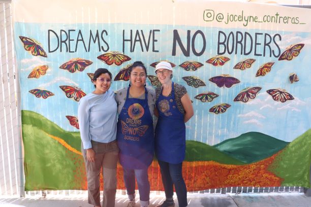 Undocumented mural to support our dreamer students.