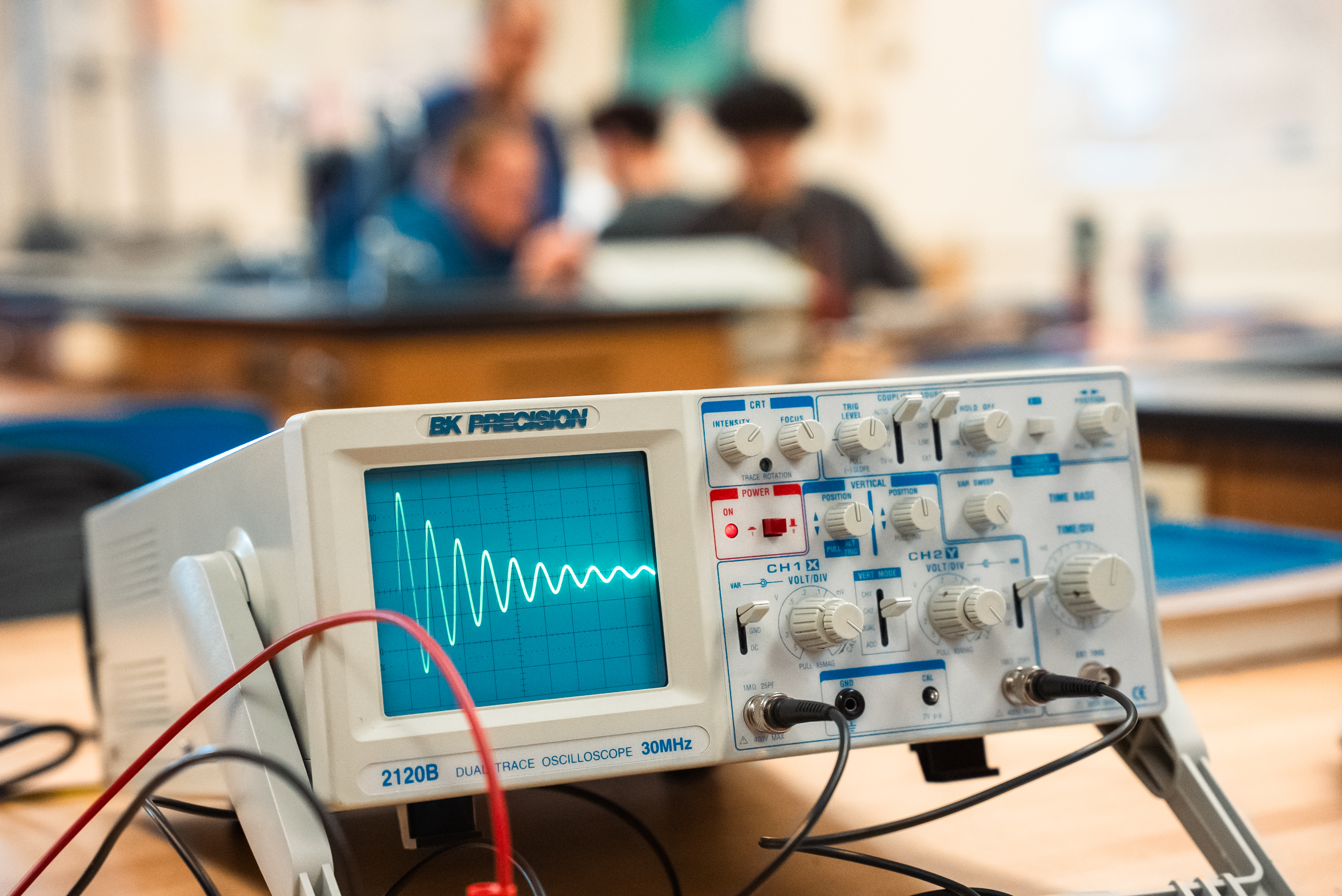 Damped Oscillation in RLC Circuit