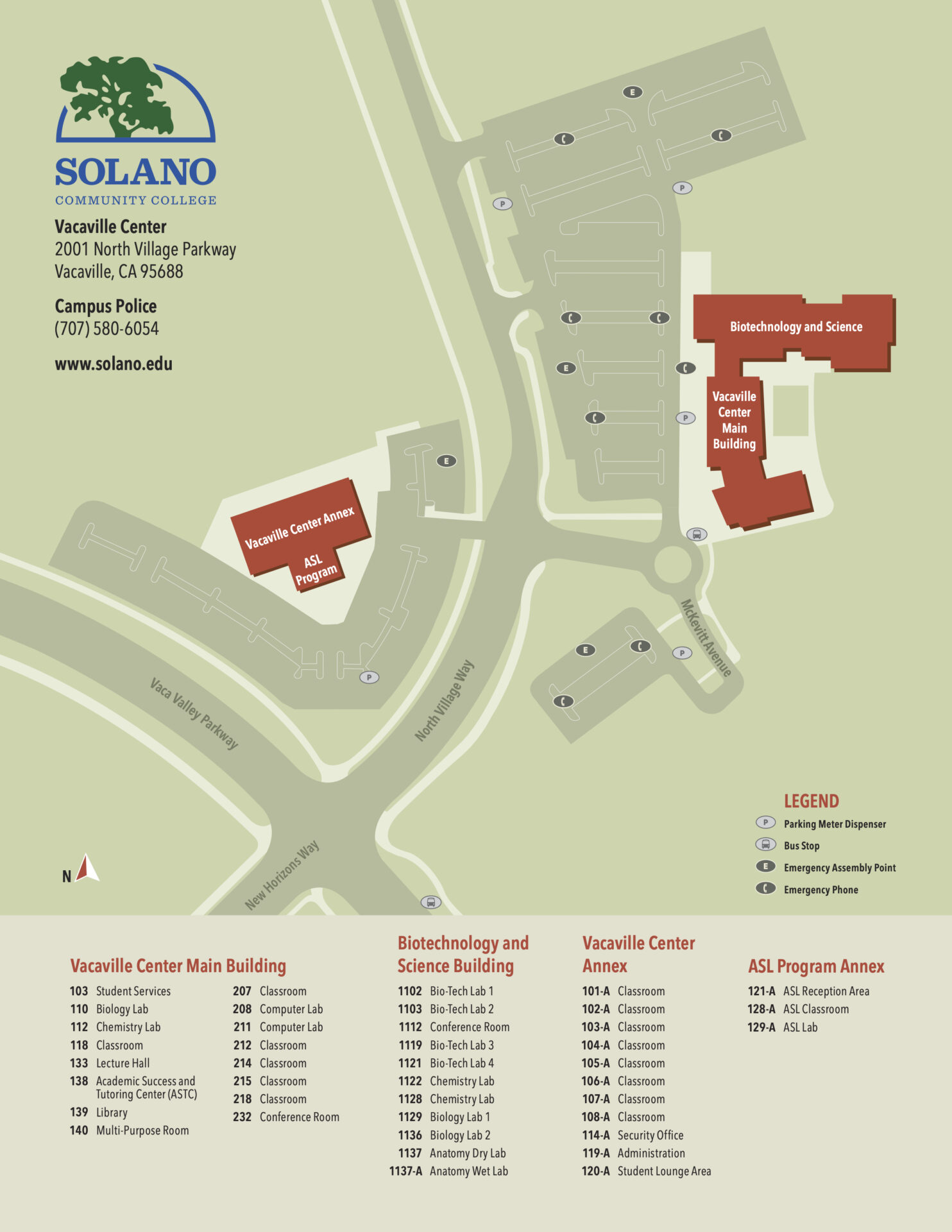 Faifield Campus Map