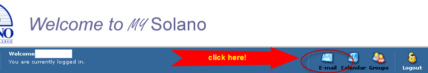 screenshot of email button in MySolano