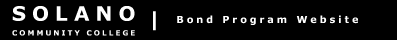 Solano Community College Bond Program Website.