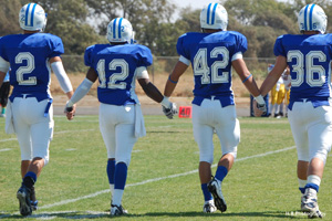 SCC Football Members Starting the Game
