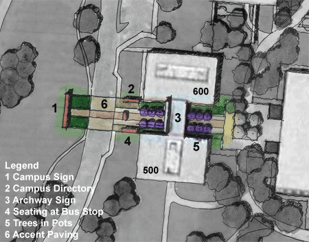 Project 1 - ENTRY AT BUILDINGS 500 AND 600